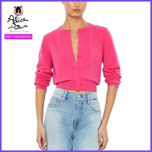 Alice + Olivia Dollie Cashmere Cardigan Sweater